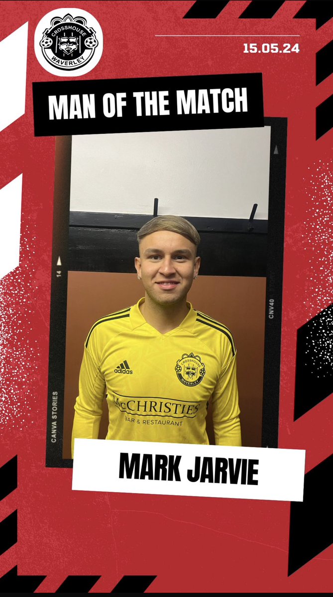 Our core heating supplies man of the match last night was our goalkeeper, Mark Jarvie. Mark made some great saves throughout the match but especially in the last 5 minutes as Tiber desperately chased a winning goal. Well done Mark! 🔴⚫️