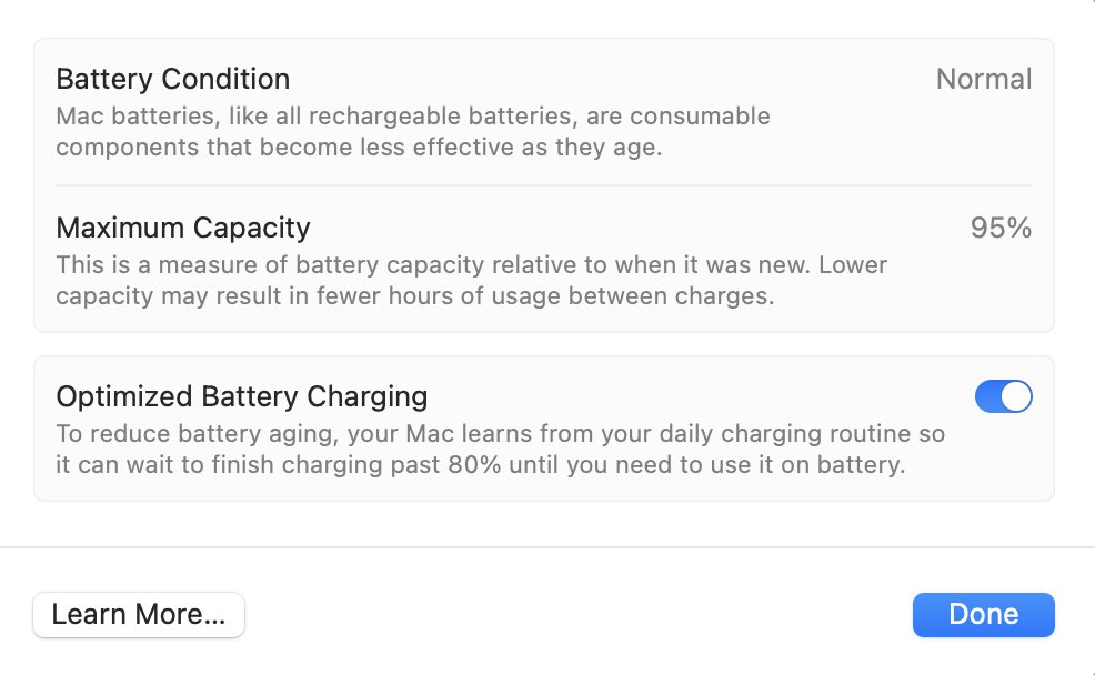 Bruhhhh my M1 MBA's battery health went from 100% to 95% in like a week.

Should I be worried?