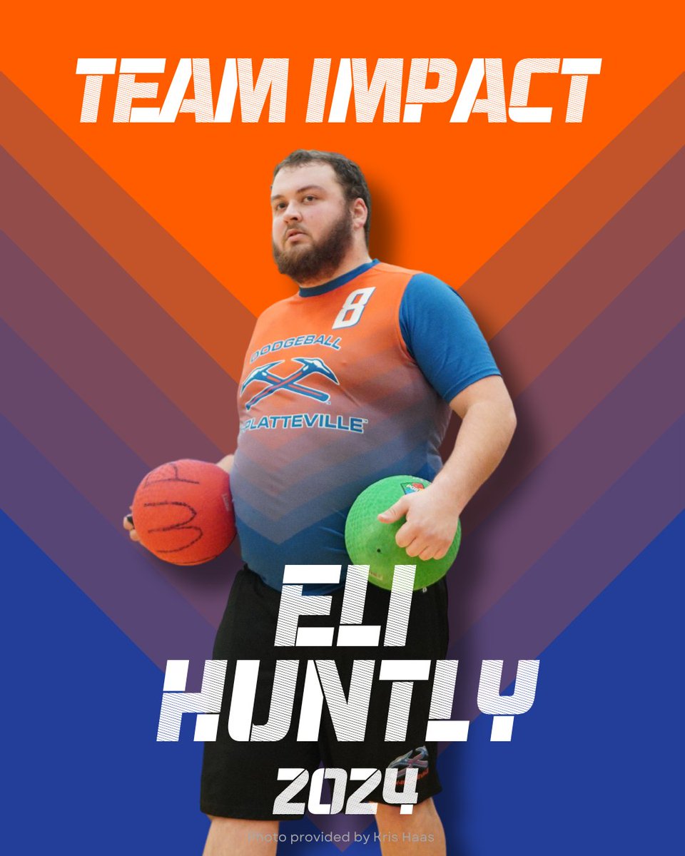 Congratulations to Eli Huntly for winning the Team Impact Award!
