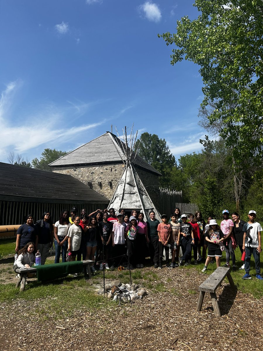 Traveling back in time at Sainte-Marie among the Hurons! Our students explored the rich culture and history of the Huron-Wendat people. <a href="/stanne_bw/">St.Anne BW</a>