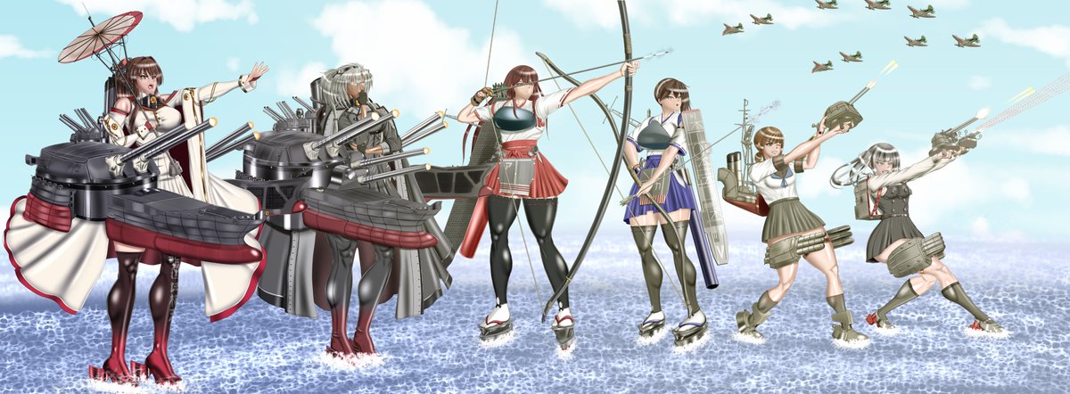 #作画カロリーの高い作品を上げようぜ
割と高いはず。 