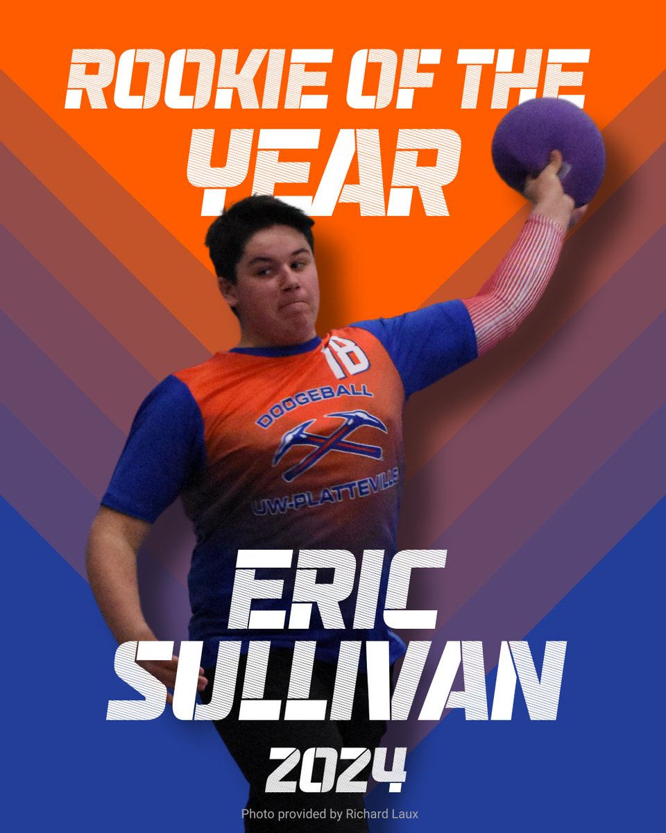 Congratulations to Eric Sullivan for winning Rookie of the Year!