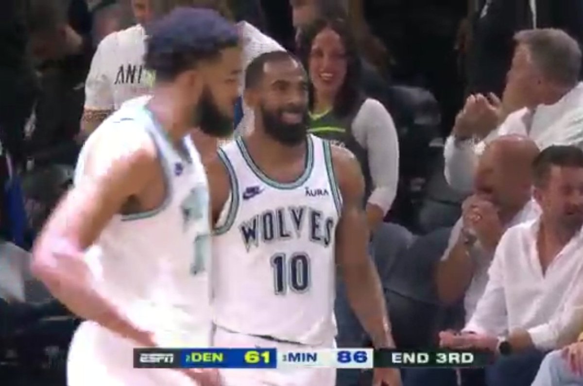 Minnesota Timberwolves finally got back to playing team defense. Lead in game 6 going into the 4th quarter. #MinnesotaTimberwolves #NBAPLAYOFFS #mustwin #homegame