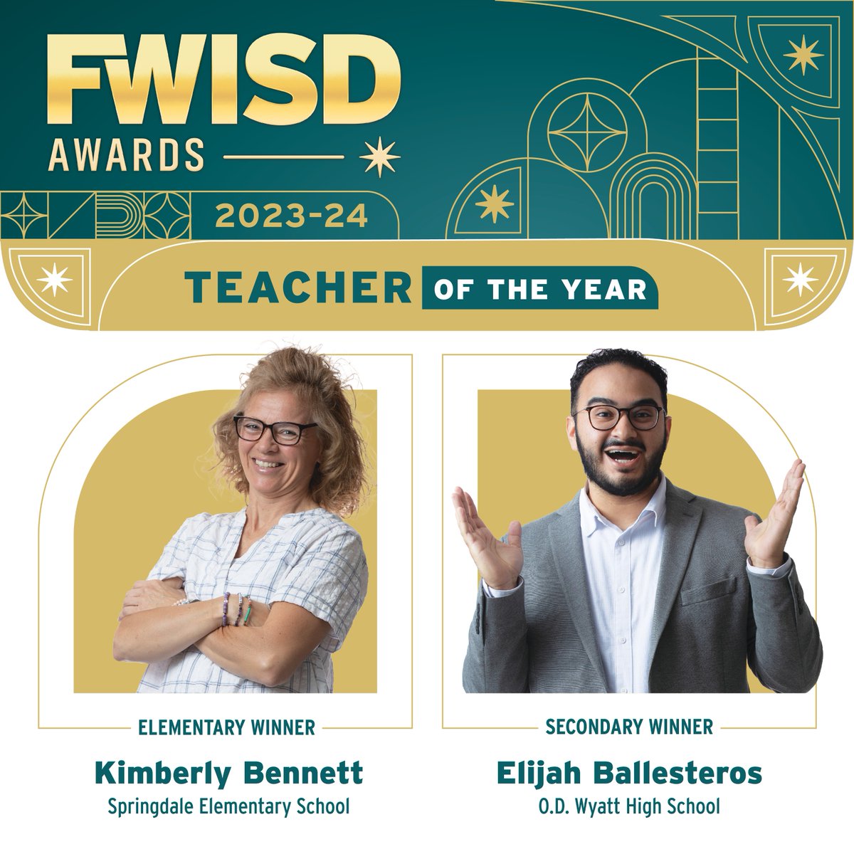 Our first-ever FWISD Awards ceremony was a night to remember! 🎉 We celebrated the outstanding talent and dedication of our district's educators and staff. We're thrilled to congratulate our deserving winners! 🏆
