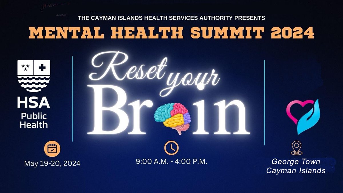 I will be speaking for the Mental Health Summit 2014 organized in the Cayman Islands.
