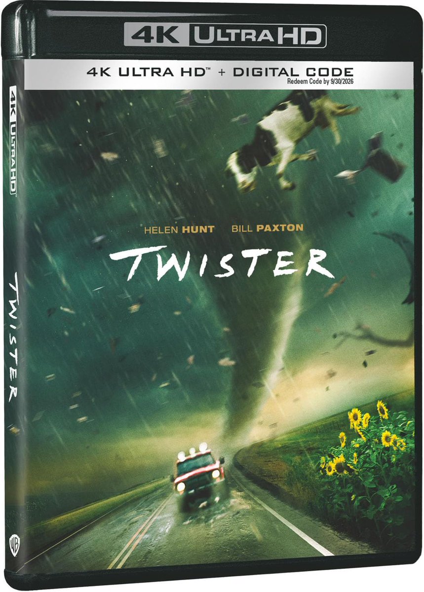 Twister (1996) has been remastered in 4k/HDR10 with Dolby Atmos for release on Ultra HD Blu-ray on July 9th. Pre-orders are up on Amazon amzn.to/3UJDZaa