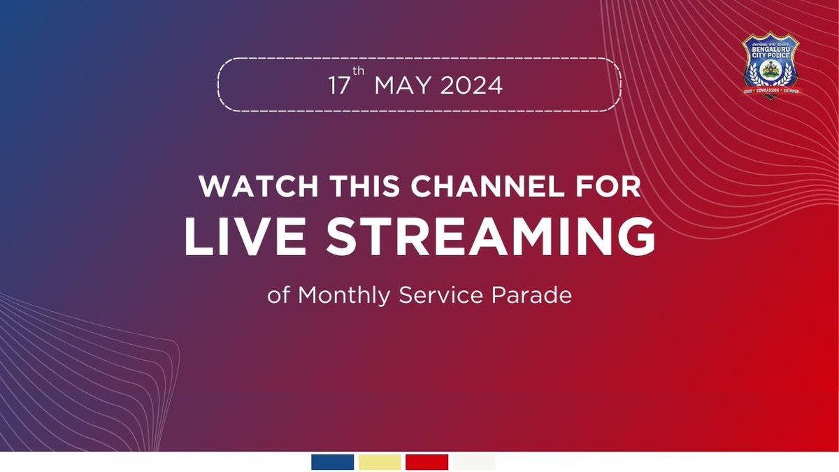 Join us live at 8:30AM on YouTube for today's Monthly Service Parade. Click the link below: youtube.com/live/QFIB7tqCn…