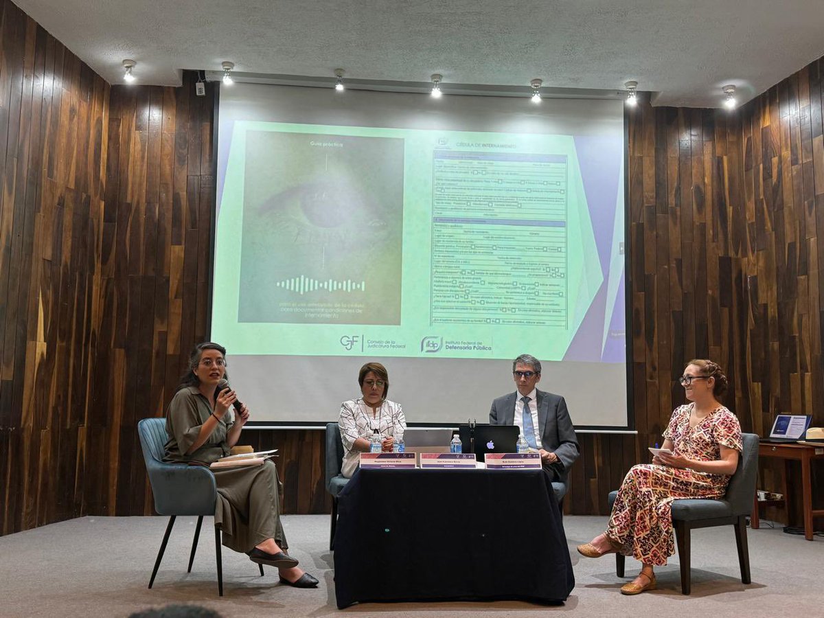 “Una sociedad en gran medida se mide por cómo trata a les más pobres y a les privades de libertad” con esa convicción se han dado los diálogos en el Encuentro Nacional en materia de Ejecución. Honrada de compartir desde la @defensoriaifdp