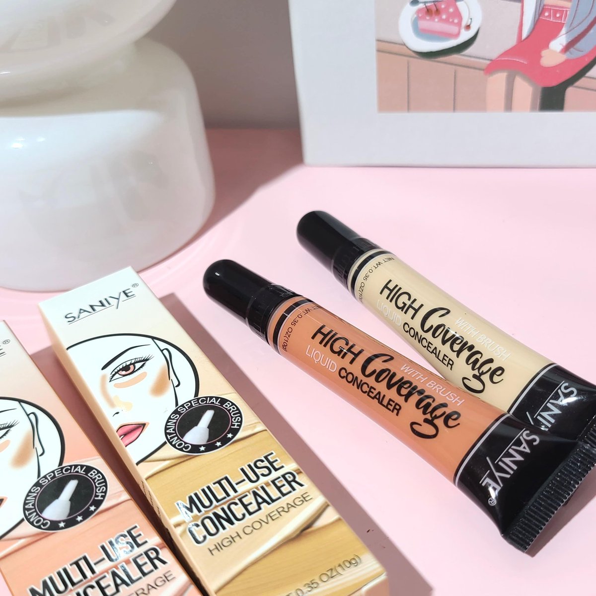 Achieve a flawless look with these easy makeup hacks! Use a corrector to neutralize blemishes and a concealer to cover imperfections😍💭

#SaniyeCosmetics #BeautyFromWithin #BeautyWithSaniye