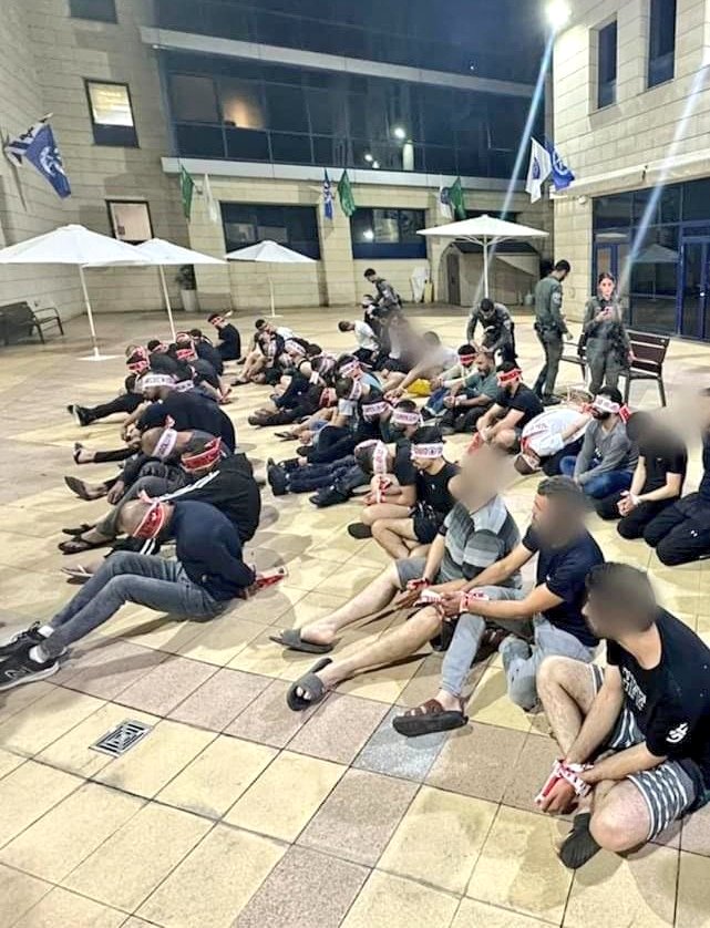 This is not WW2 Germany. This is not Gaza. This is the West Bank. Israeli Forces abducted 61 Palestinian workers without cause or charge. This is the Ethnic Cleansing of Palestinians.