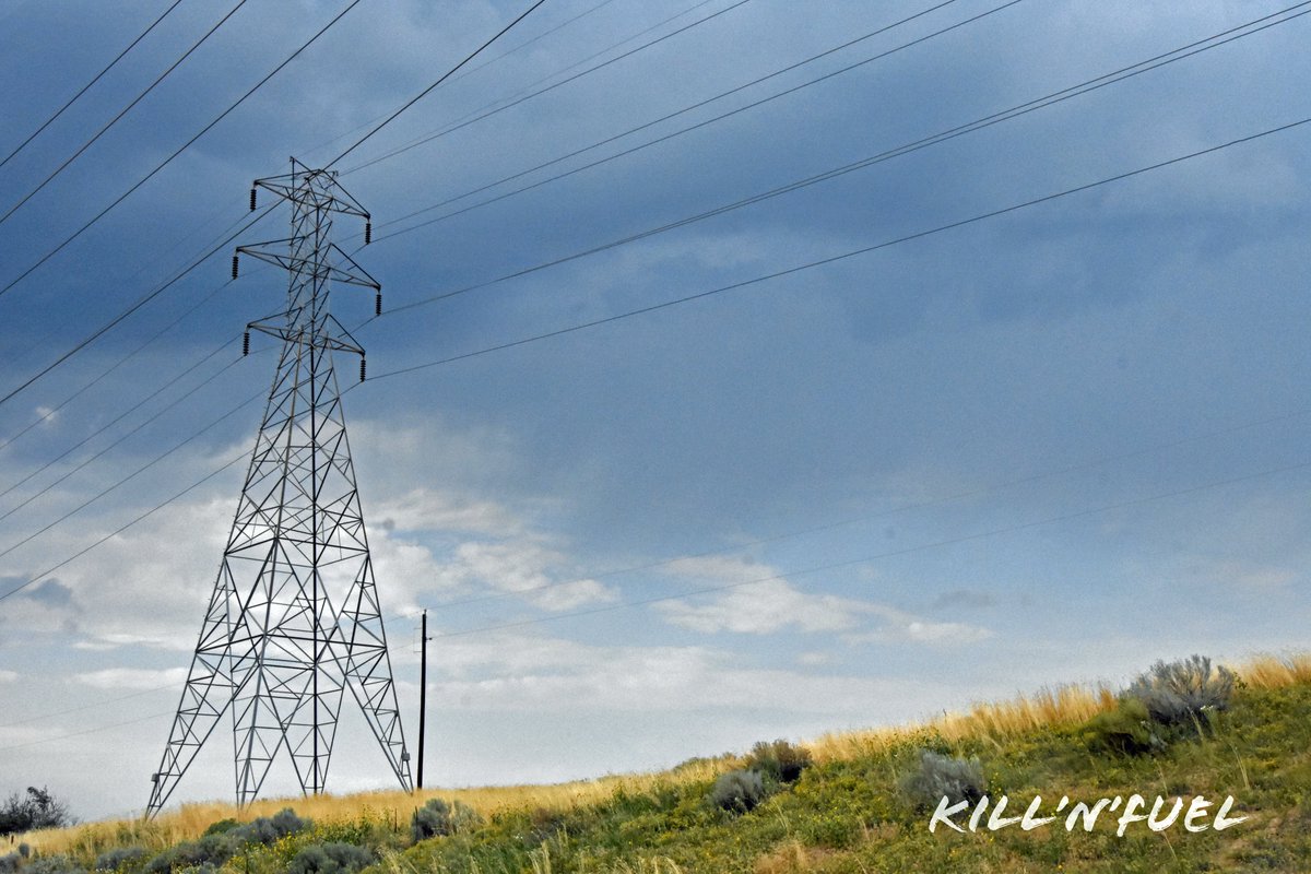 Colorado powerline. #powerline #steeltower #power #electricity #energy #picoftheday #outdoor #storm #clouds