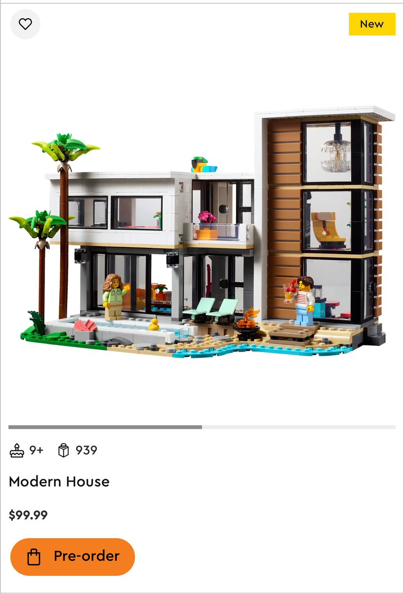 Can’t afford a real house but at least I can afford a LEGO one.