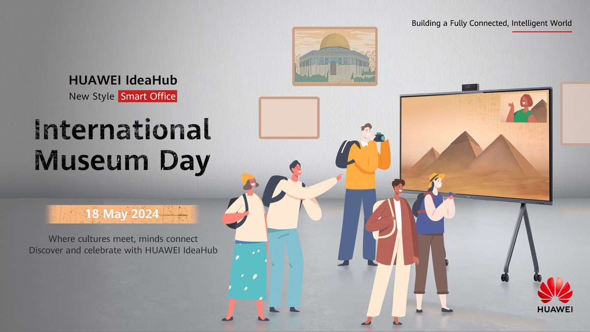 Happy International Museum Day! Explore new horizons, unite teams, and spark creativity through seamless #collaboration with HUAWEI #IdeaHub. 🖼️✨ #InternationalMuseumDay