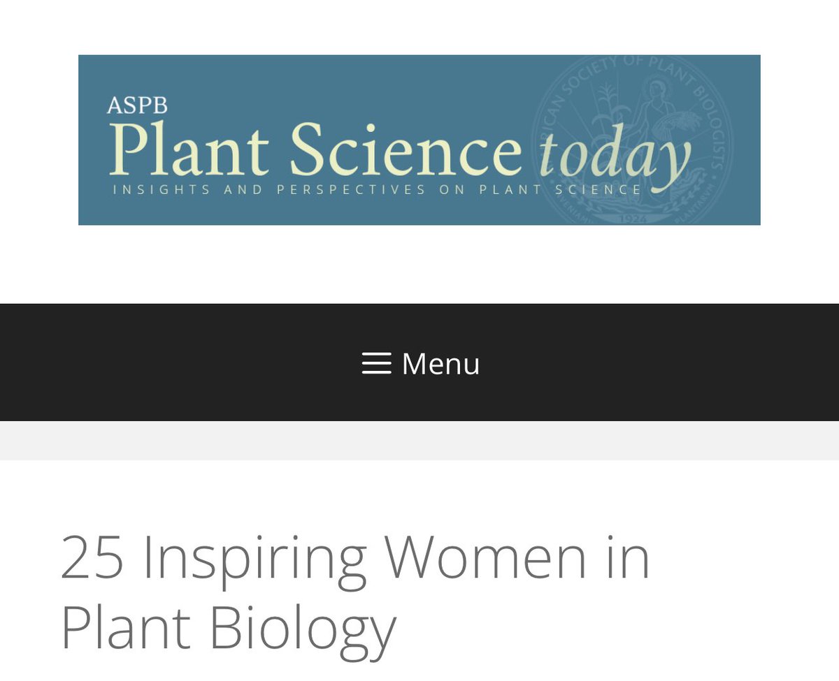 Congratulations Dr. Sahay on this recognition. Well deserved! Great to see you awarded among all other amazing scientists. blog.aspb.org/25-inspiring-w… @SahaySeema47 @UNL_PSI @NebToday