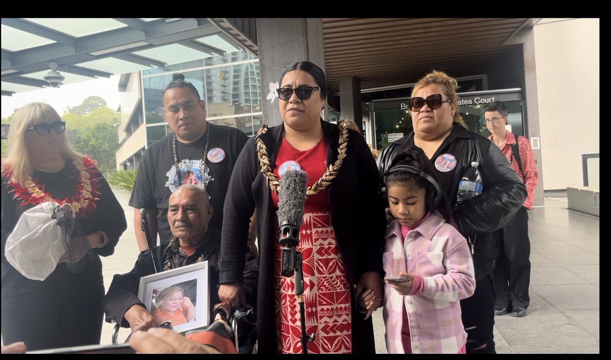 The family of Selesa Tafaifa gave a moving address at the front of the coroner’s court. Selesa was much loved by her family and her friends inside who called her “Big Mama”. The qld prison system took her life and her family will never tire in their fight for justice for her