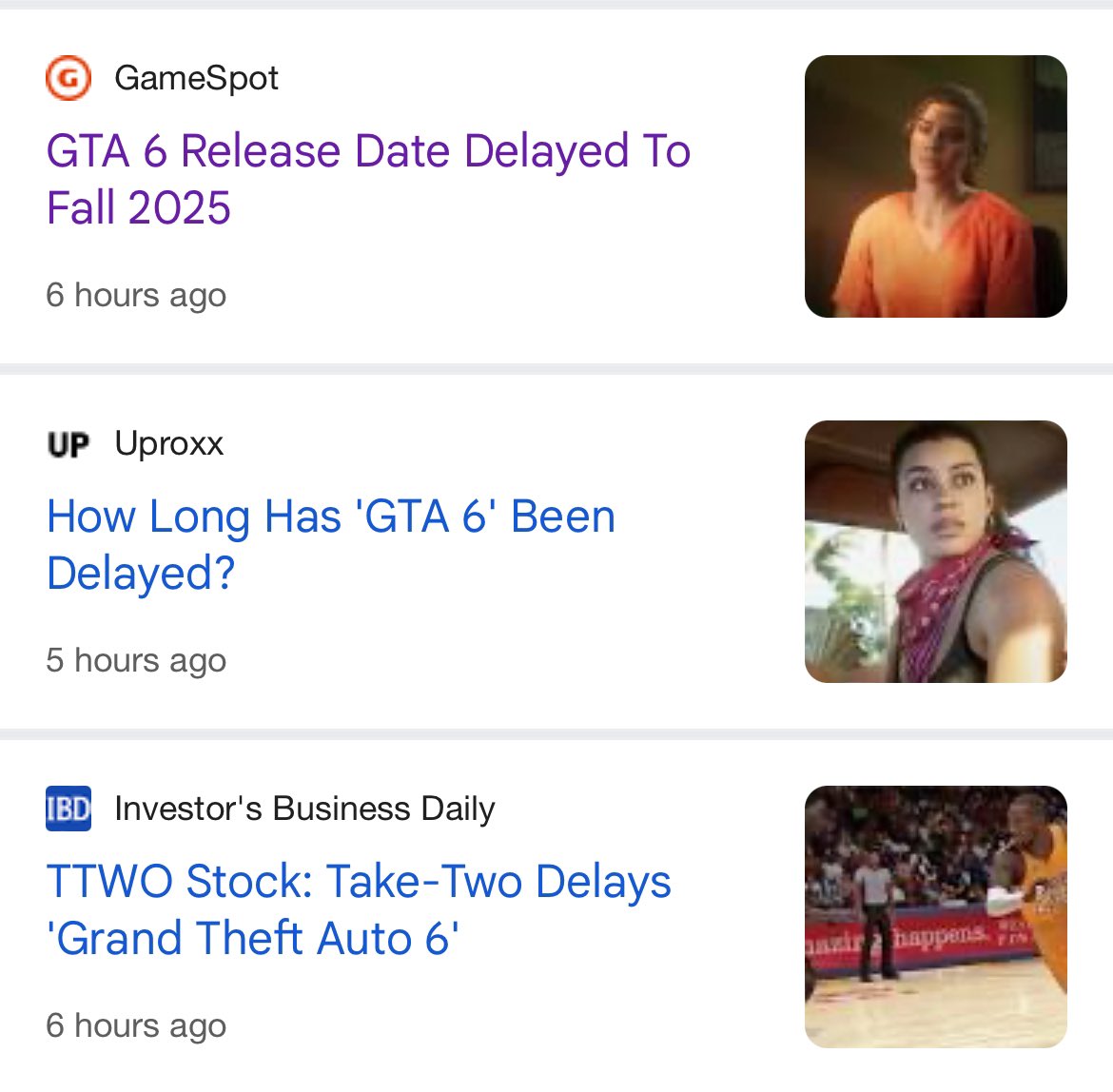 Why is the media’s narrative that #GTAVI got delayed? It didn’t 

Rockstar games said 2025 and gave a better timetable today (fall 2025)

Am I missing something? 

#Gta6 #rockstargames