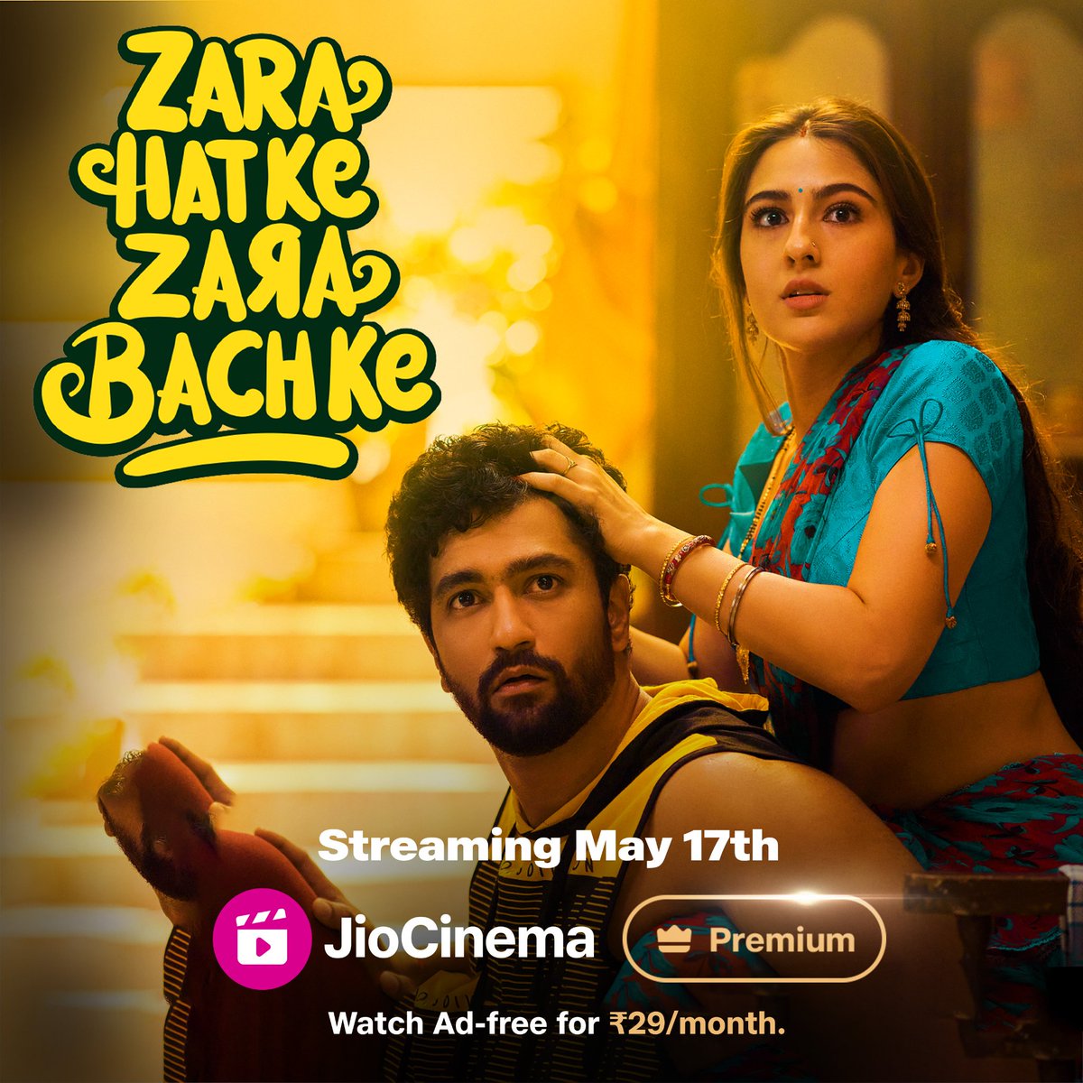FINALLY.... #ZaraHatkeZaraBachke Now Streaming On @JioCinema #VickyKaushal #SaraAliKhan