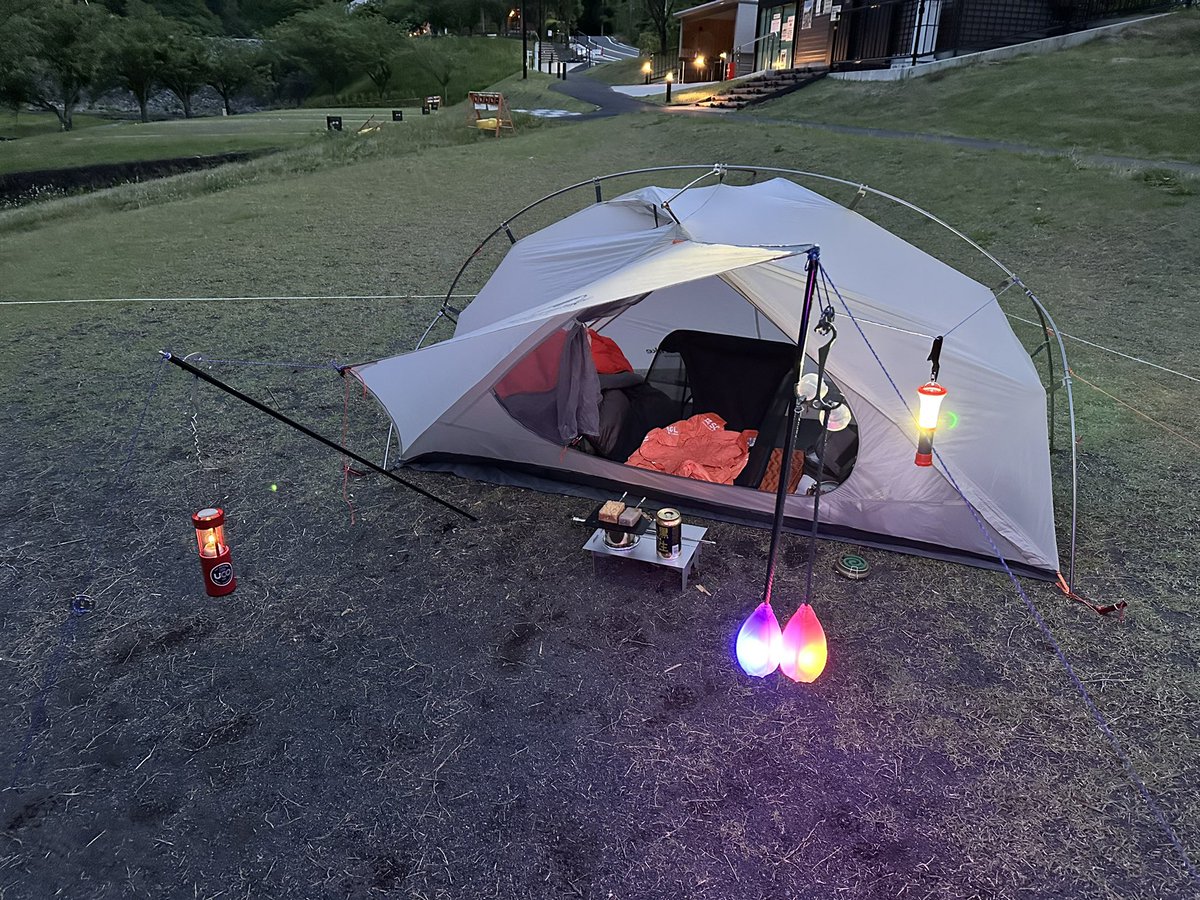 jaws_beat's tweet photo. 久しぶりお泊まりキャンプ！！

普段日帰りしか行けないから色々溜め込んだギアをフル活用できて嬉しい✨

#キャンプ #ソロキャンプ #アウトドア  #キャンプ飯 #ゆるキャン
#podpoi https://t.co/t6rVafk4lP