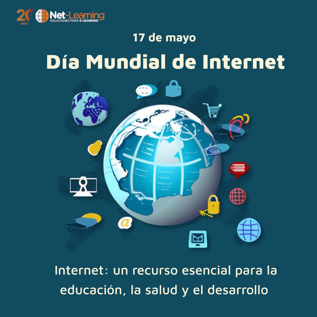Hoy, 17 de mayo, celebramos el Día Mundial de #Internet y el Día Mundial de las Telecomunicaciones y la Sociedad de la Información, con el lema “Por una Inteligencia Artificial comprometida con las personas” diadeinternet.org/2024/

#DíaMundialdeInternet #InternetDay