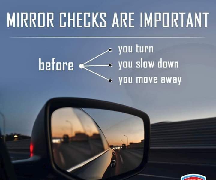Rear view mirrors are very important that it is illegal to drive a car without them as it can lead to severe car accidents. Always use the rearview mirrors to monitor the surrounding area, they can be used to see a car that has an intention to overtake you.