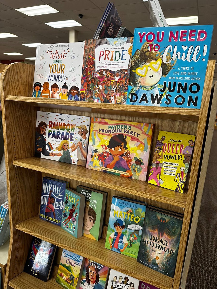 The toy section in many stores, and book displays in many libraries are about to get a makeover for pride month. They're shoving this ideology in your children's' faces everywhere they can. Parents, stay vigilant! They're coming for your kids.