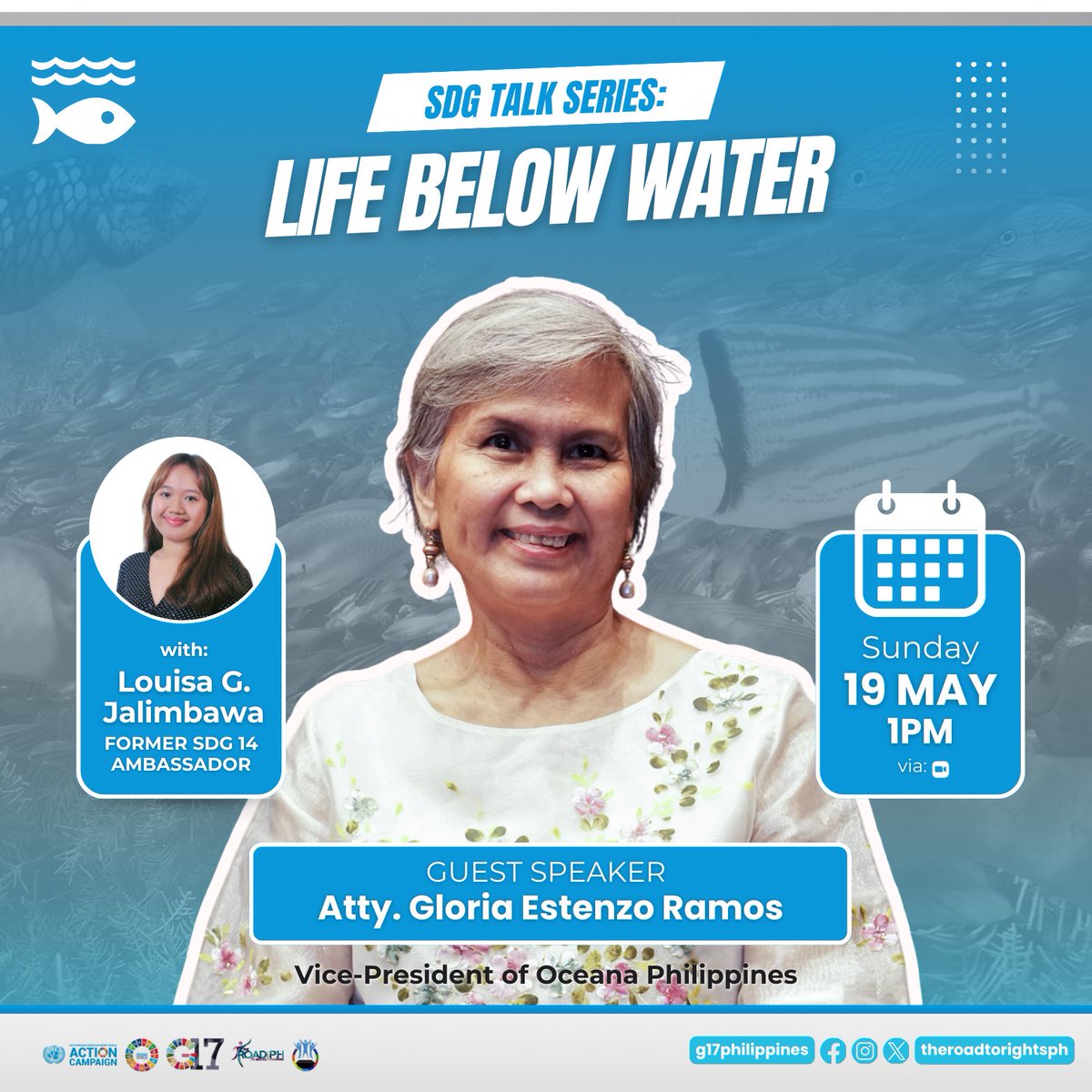 💙𝑺𝒆𝒕 𝒔𝒂𝒊𝒍 𝒇𝒐𝒓 𝒂𝒏 𝒐𝒄𝒆𝒂𝒏𝒊𝒄 𝒘𝒊𝒔𝒅𝒐𝒎🌊

Join us on May 19, 2024, at 1 PM via Zoom for an enlightening discussion of SDG Talk Series: Life Below Water, featuring two remarkable advocates for marine sustainability. 🌎♻️

#SDG14
#LifeBelowWater
#GlobalGoals