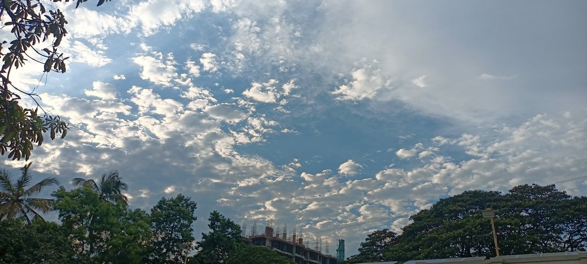 The canvas
The painter
The shades
The play of light 
Sublime beauty

Taken in the first pre-monsoon showers of Mumbai,

--- Santosh N Jois