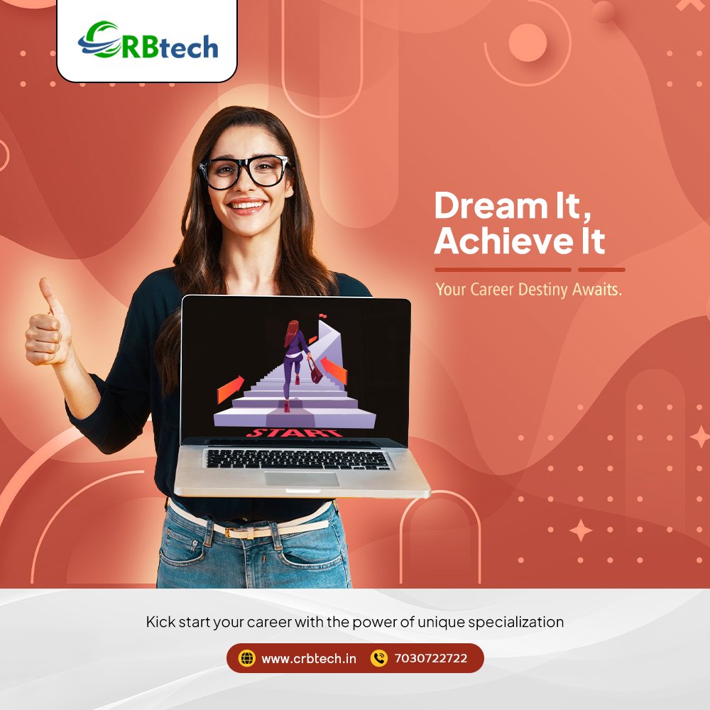 CRB_Tech's tweet image. It&apos;s time to get hired and take your career to the next level. With the comprehensive online training program by CRB Tech you can now instantly land your dream job today

For more details call on 7030722722 or visit crbtech.in

#OnlineLearning #OnlineClasses