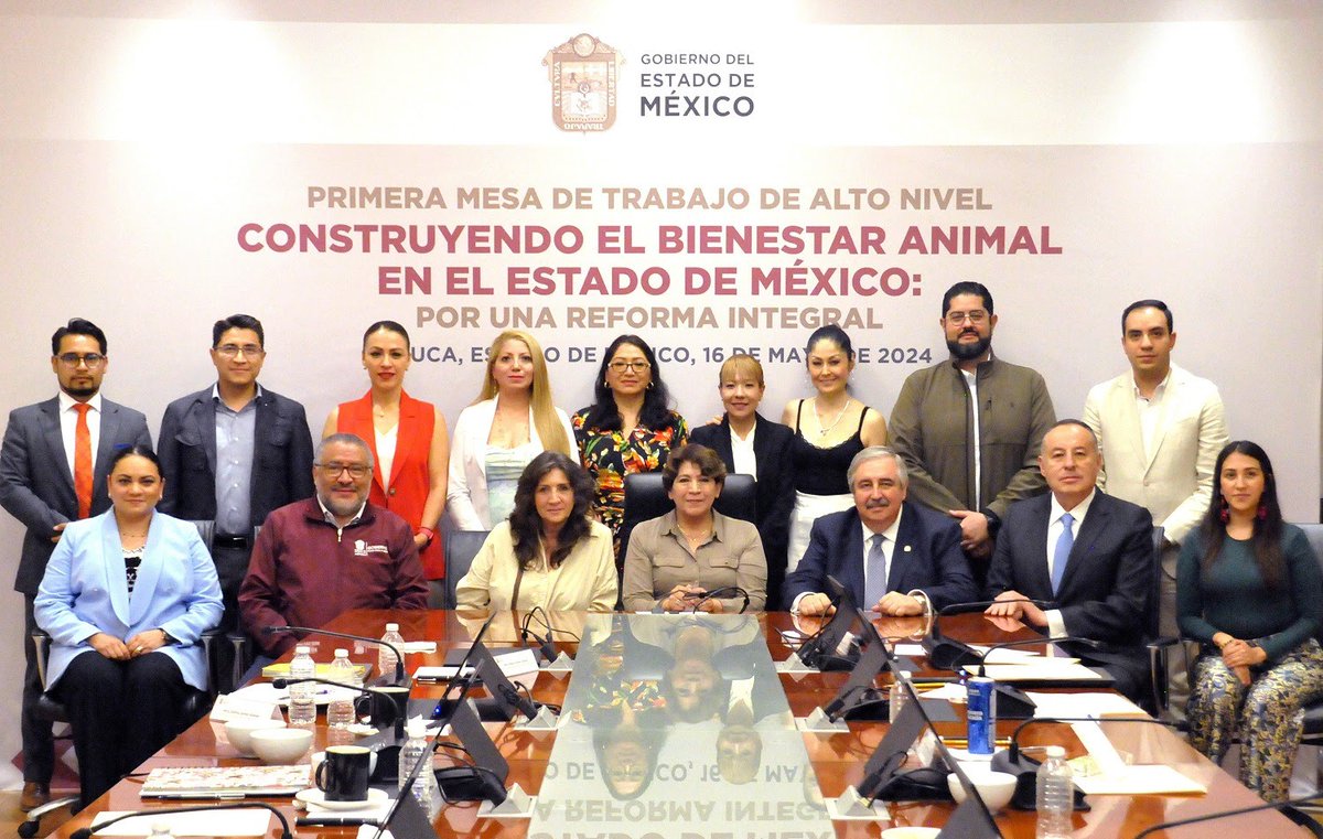 #Noticias | #ProtecciónAnimal  🦮
 
🙋‍♀️ | La #gobernadora @delfinagomeza , instaló la #Mesa de #Trabajo de #Alto #Nivel ‘Construyendo el #Bienestar #Animal en el #Estado de #México que tiene como propósito el #cuidado y #protección #animal en la #entidad.

diarioportal.com/2024/05/16/con…