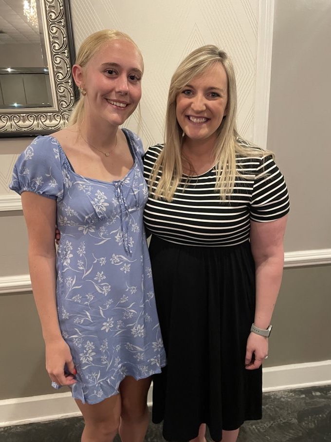 Thank you Olivia for choosing me as your most influential teacher at the Top 25 Banquet! You are truly an amazing human and I am grateful to have gotten to be a part of your journey. ❤️