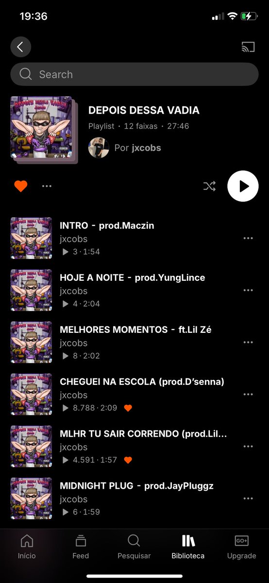 saiu no SOUNDCLOUD gang, em breve no Spotify!!!! link abaixo…
on.soundcloud.com/phN5JCEesP6zLG…