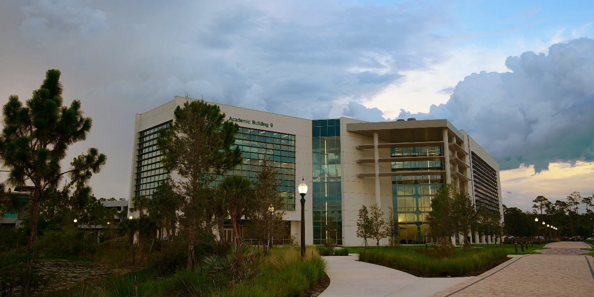 Have a great night, #FGCU! 💚💙 #sunset #wingsup