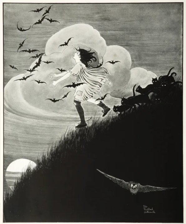 'The Kelpie' by Ida Rentoul Outhwaite, 1919 #idarentoulouthwaite #illustration