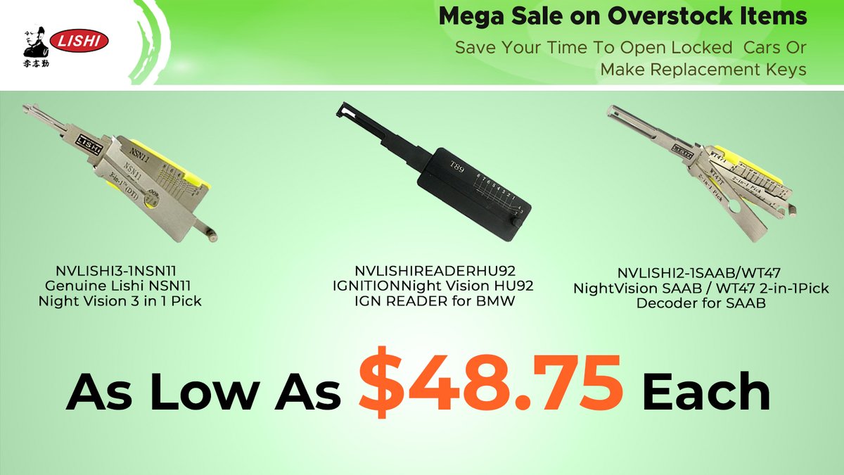 LksmithKeyless's tweet image. 😯Wow! Check out our Great New Arrivals &amp;amp; more!
hubs.ly/Q02xv1yr0

#XHORSEAccessories #OverstockSale #99Plus #BEA