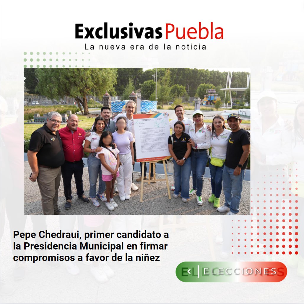 Con la intención de proteger los derechos de uno de los sectores más importantes de la capital poblana, @pepechedrauimx , firmó la Agenda Política a favor de los Derechos Humanos de los Niños, Niñas, Adolescentes y Jóvenes para el Proceso Electoral 2024.
#ExclusivasPuebla