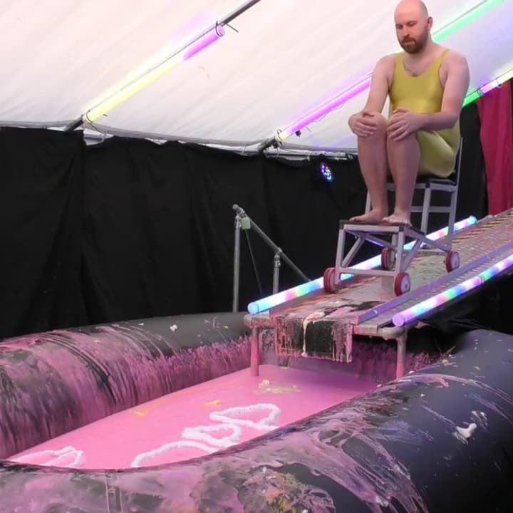 InGunge's tweet image. So me and @CallumLeighUK are sat preparing for a @MessyWorldGirls shoot tomorrow and have worked out I’ve been sent down and gunged in the PLUNGA a whopping total of 19 TIMES!!! 🤯 💦 Although I need to make it at least 20 to be happy haha #gunge #gunged #gunging