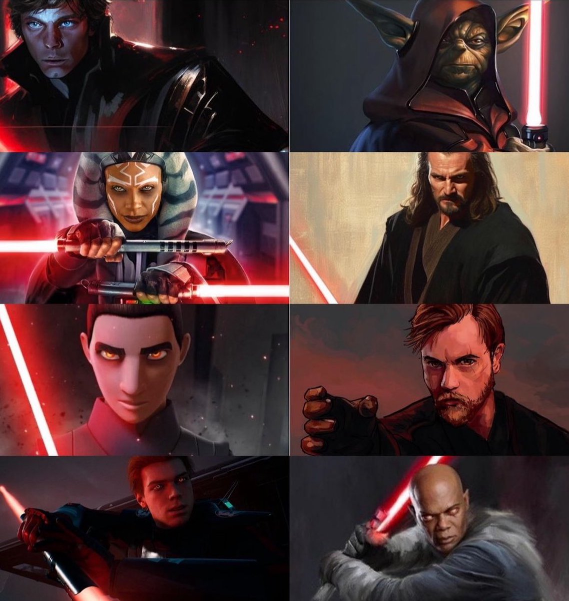 Which Jedi would make the MOST powerful Sith? 🤔

#StarWars #ahsoka #yoda #lukeskywalker #ezra #calkestis