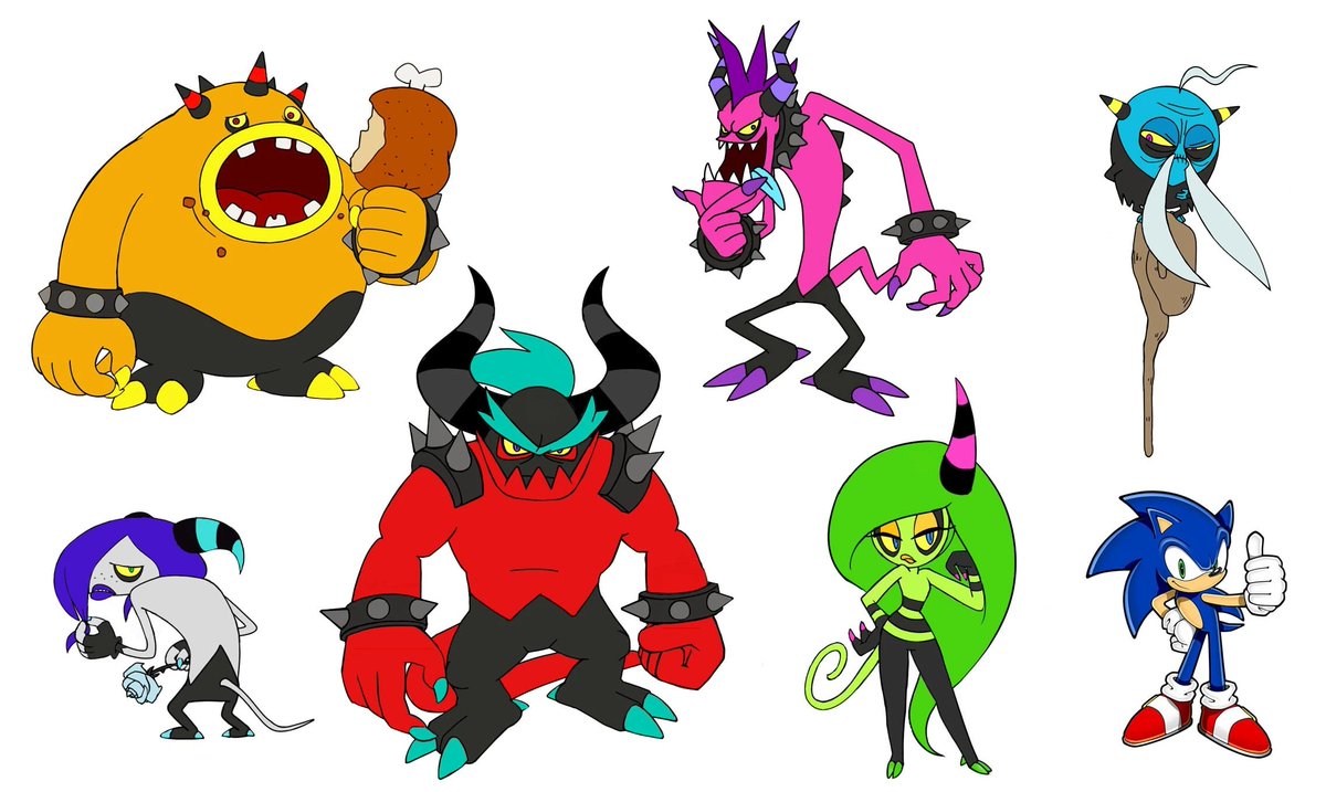 SoaHCity's tweet image. Sonic Lost World Deadly Six character concept art. #SonicTheHedgehog