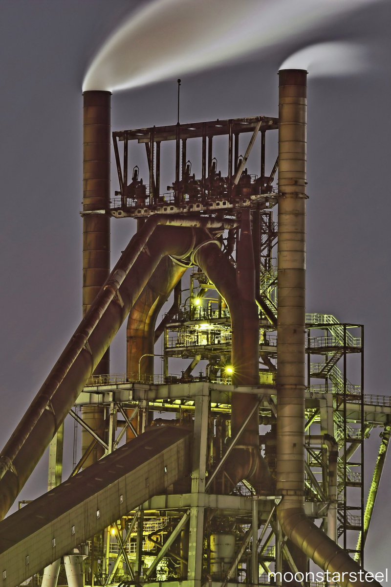 日本製鉄 東日本製鉄所 鹿島地区 第1高炉(炉容積5370㎥、2004/9第1次