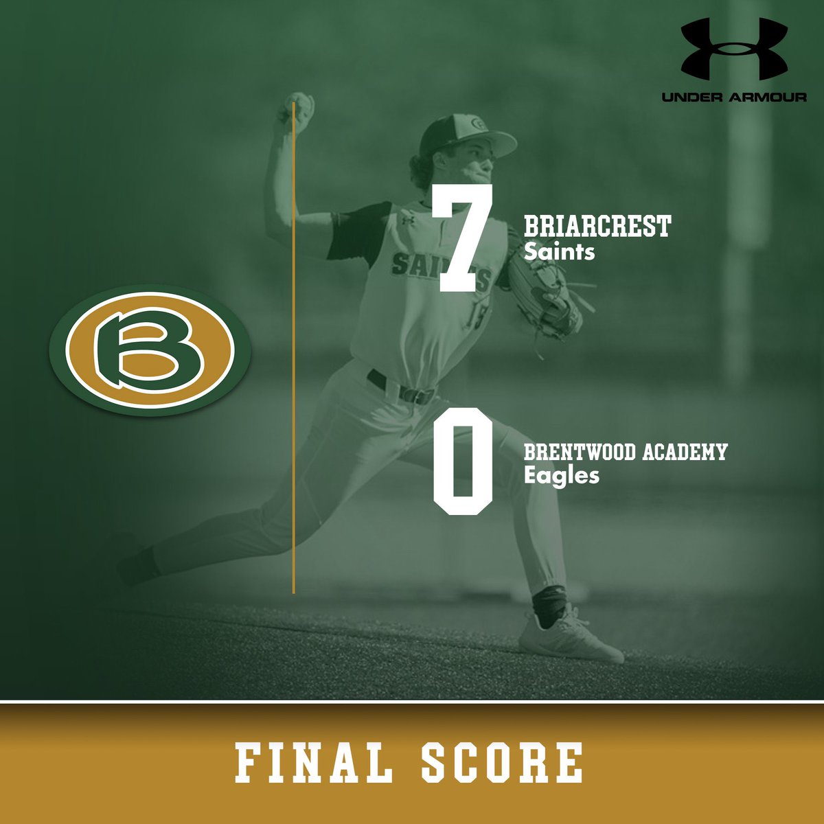 SAINTS ARE GOING TO THE STATE TOURNAMENT!!!!!!!
Key players for the Saints were…

<a href="/jackgleason7415/">Jack Gleason</a> tossed a complete game shutout with 9 SO and 2 hits!
<a href="/AidanM_8/">Aidan McCrady</a> went 2-3 with a RBI!
<a href="/landon_rogers_1/">Landon</a> went 2-4 with 2 RBI!
<a href="/Taylor_Brady22/">Taylor Brady</a> had 3 BB in 3 AB!
<a href="/Uknow_JOJO/">J0J0 Saleem</a> went 1-2!