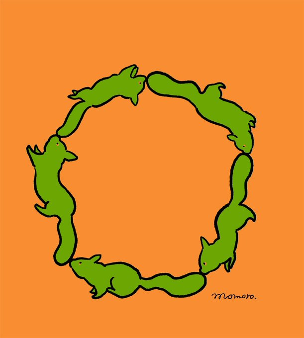 「orange background signature」 illustration images(Latest)