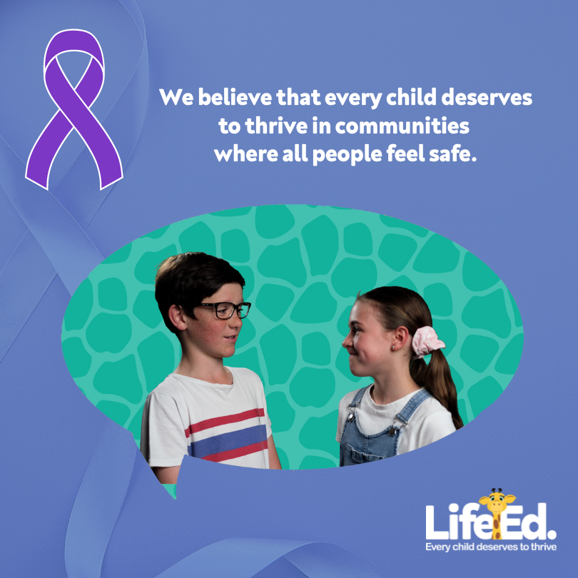 At Life Ed, we believe that every child deserves to thrive in communities where all people feel safe. That’s why we support the voices calling for action to stop violence against women.

lifeed.org.au/news/every-aus…