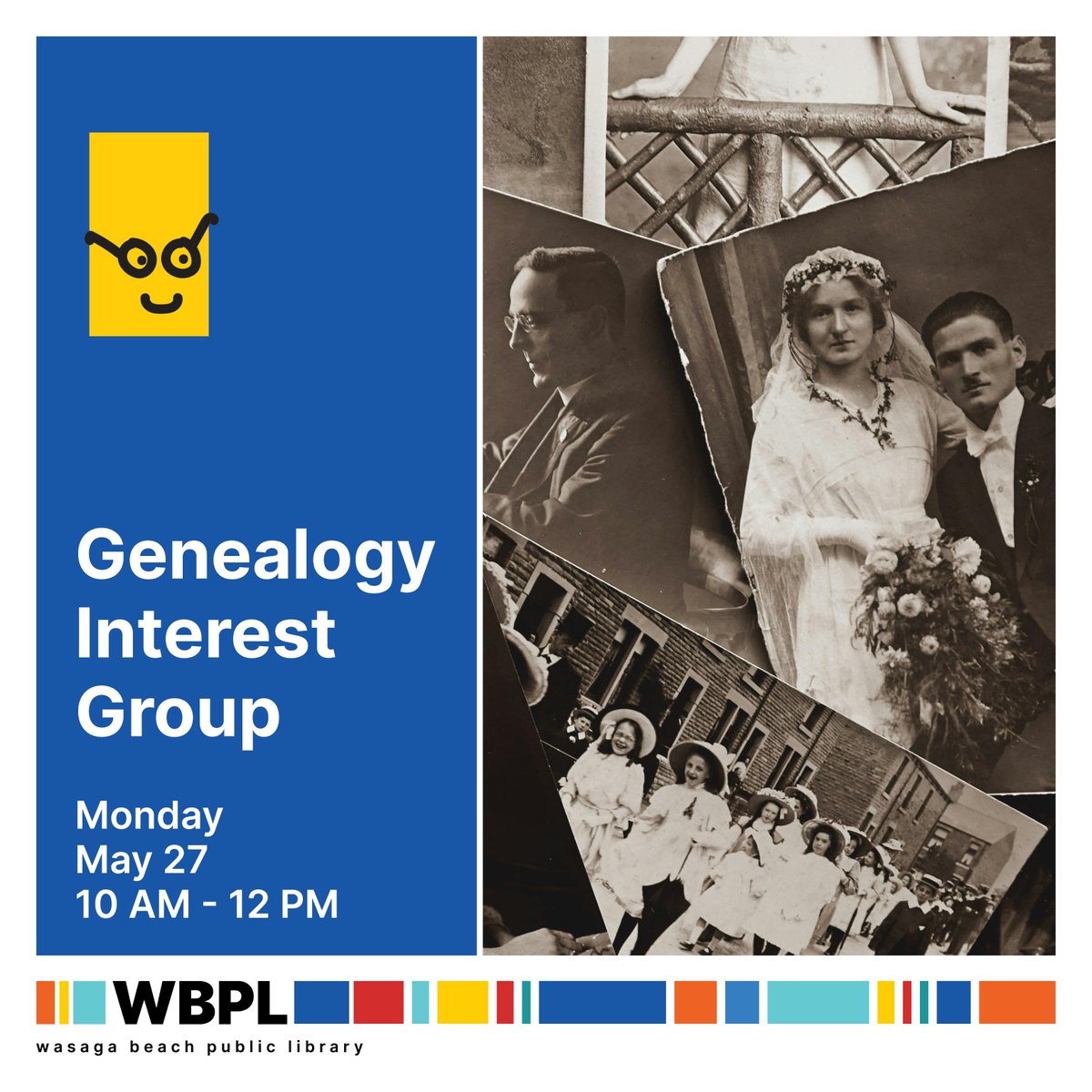 Uncover your family's roots with our Genealogy Interest Group! 🌳🔍 Connect with fellow enthusiasts on the 3rd Monday of each month to expand your family history. Discover your story! #Genealogy #FindItHere #WasagaBeach Sign-up: ow.ly/LIpW50REQVu