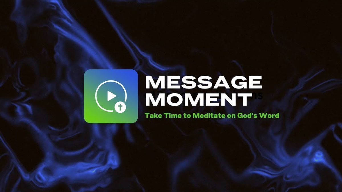 Message Moment • The Message of the World
—
Pastor Chad McDonald from Sunday, May 12, 2024, at Lenexa Baptist Church.

#ReachTeachUnleash
#LBC
#MessageMoment

youtu.be/ihSZuEUG8Gw