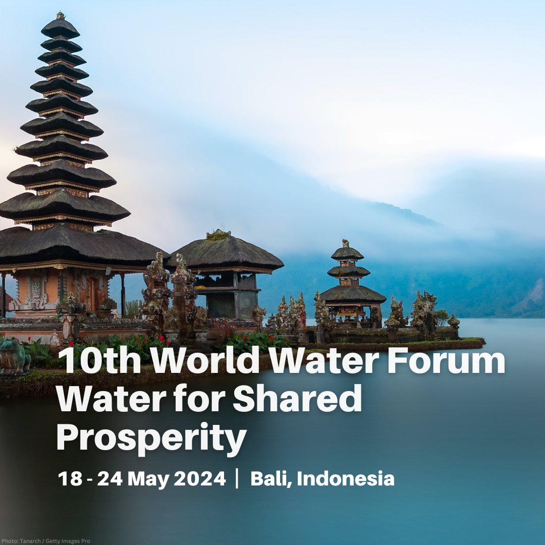 The 10th #WorldWaterForum is getting underway in Bali, Indonesia. UNEP is hosting various events on the theme “Water for Shared Prosperity,” including sessions on lake conservation, and more: unep.org/events/confere…