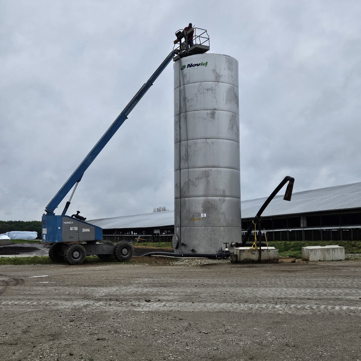 Wabash Heartland Innovation Network- WHIN (@whinnetwork) on Twitter photo Our team was at Bio Town Ag in Twelve Mile, Indiana last week installing sensors for another Innovation as a Service (IaaS) pilot project! These sensors were put in place to measure the liquid manure level in the pictured tank. 
#IaaS #WHINregion Our team was at Bio Town Ag in Twelve Mile, Indiana last week installing sensors for another Innovation as a Service (IaaS) pilot project! These sensors were put in place to measure the liquid manure level in the pictured tank. 
#IaaS #WHINregion