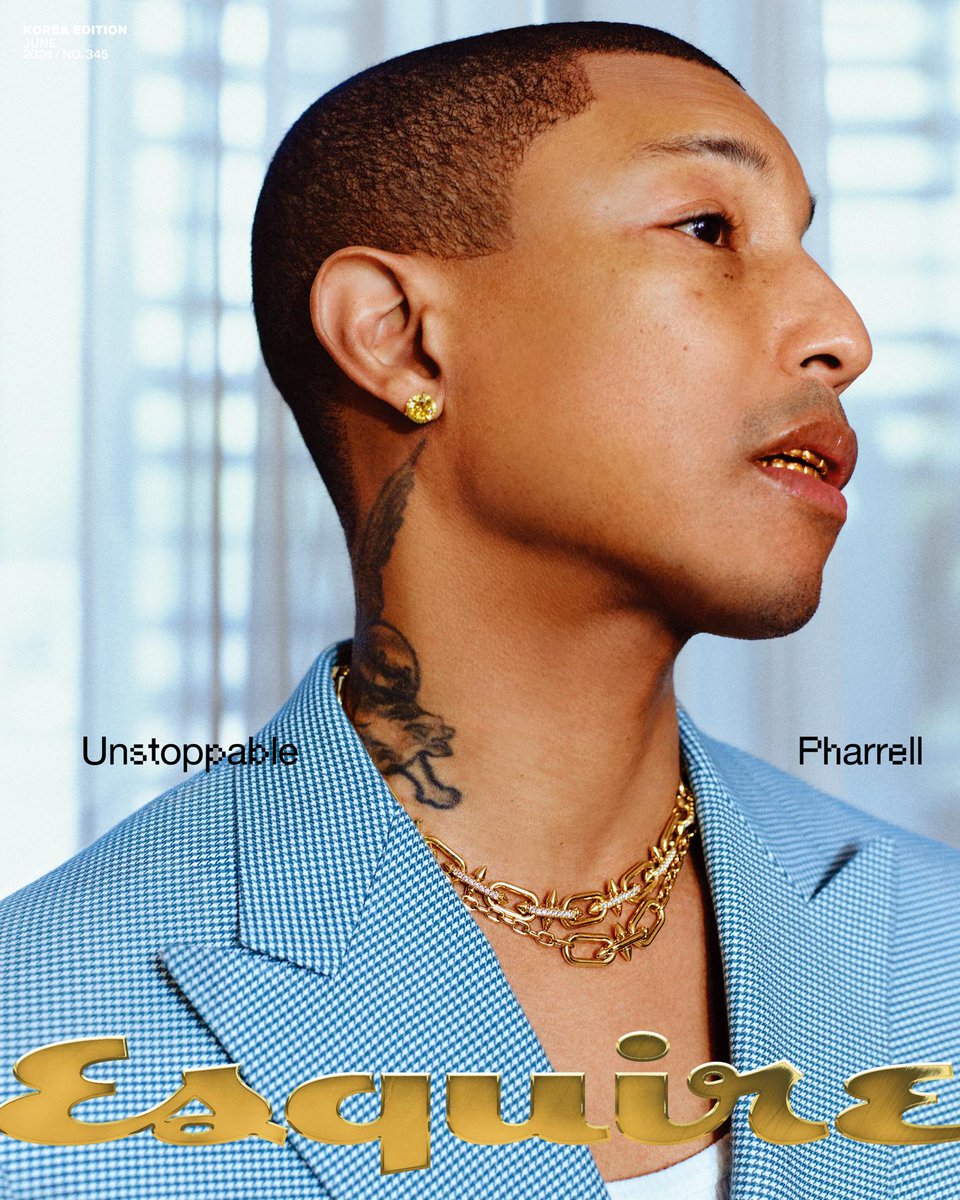 🌊✨@Pharrell graces the cover of @Esquire Korea's June edition! 🔥 Pre-order now for exclusive content! 🚀🎵

#EsquireKorea #PharrellWilliams #JuneEdition #Esquire #FashionIcon #PreOrderNow #PharrellWilliams