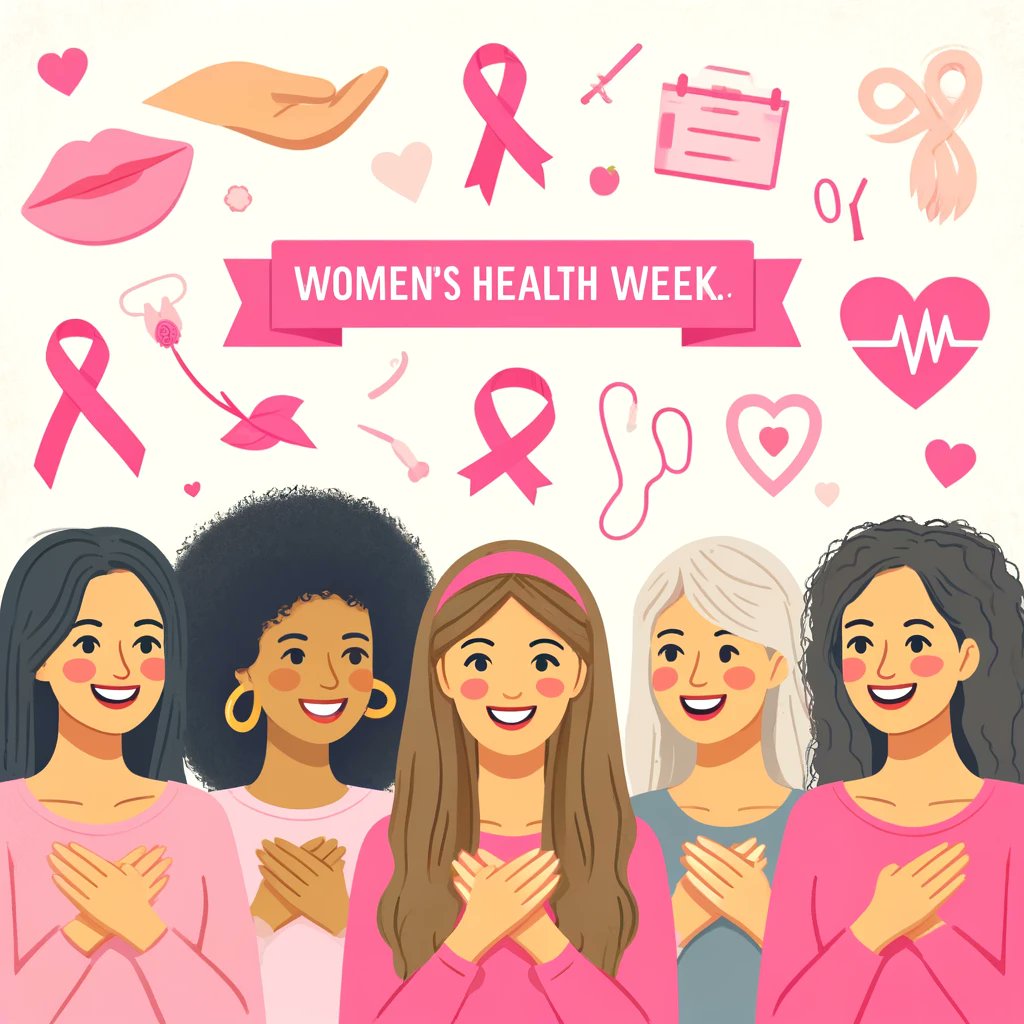 GE fam. It's Thursday, time for awareness. 🙏
🧵1/5
It's Women's Health Week! Let's shine a light on cancer awareness, especially cancers affecting women. Early detection saves lives. Stay informed and stay healthy. 💪 #WomensHealthWeek #CancerAwareness