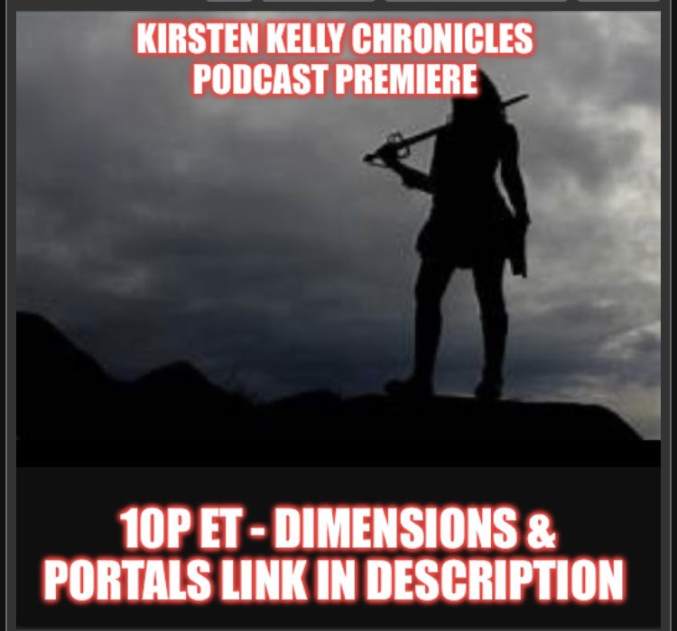 🔥THE SHOW WILL BE ON THE KIRSTEN KELLY CHRONICLES YT CHANNEL- BE SURE TO USE THIS LINK …SEE YPU TONIGHT 10pET youtube.com/live/8mmCdHrTT… #booktok #youtube