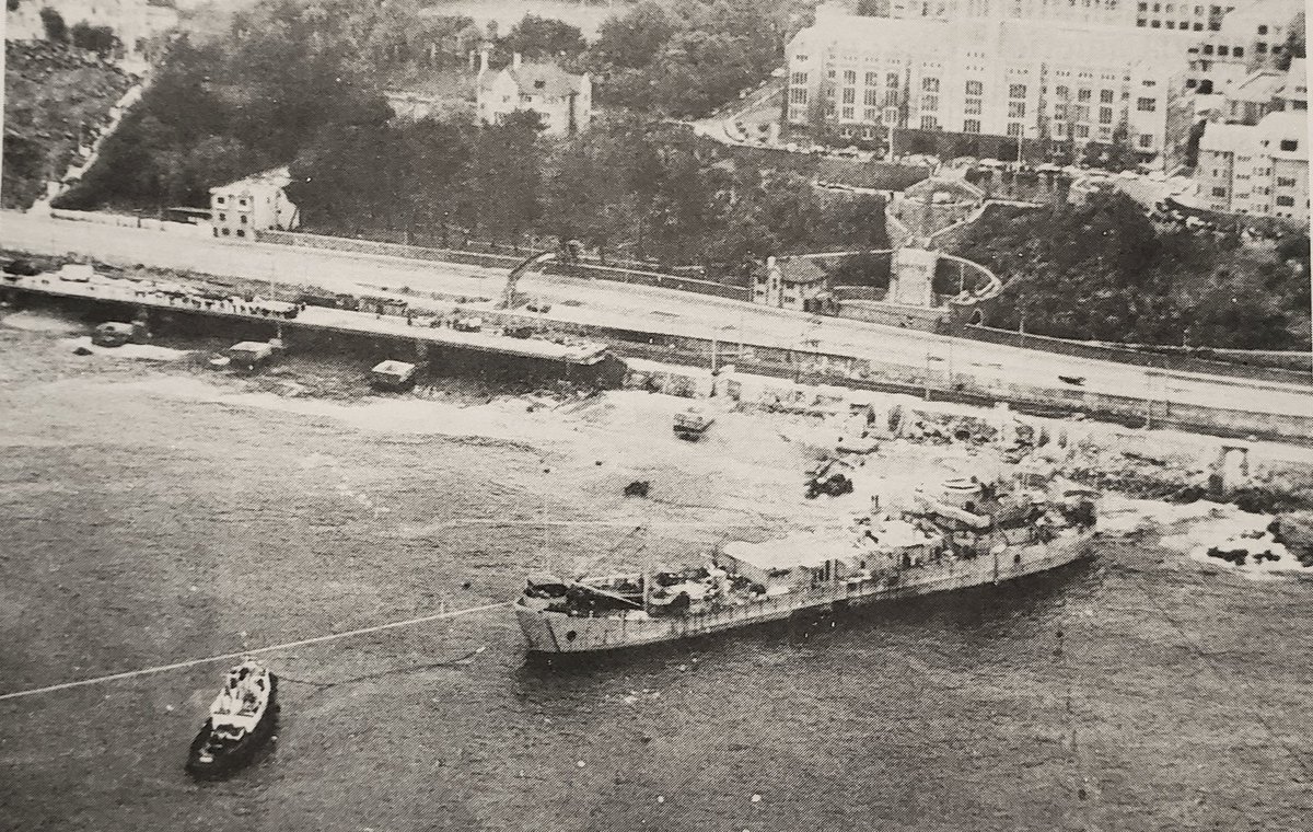 La barcaza Águila fue desvarada por remolcadores el 17 de Mayo de 1980, mediante el método de inyectar bolitas de poliestireno en los estanques para darle mayor boyantez y la producción de una ola artificial producida con explosivos. Luego fue remolcada a Talcahuano.